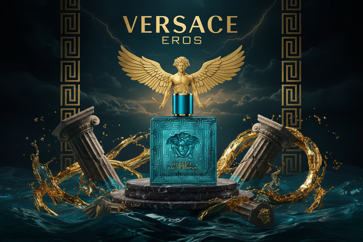 Versace Eros Hero Banner